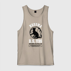 Майка мужская хлопок Metropolitan Nekoma High, цвет: миндальный