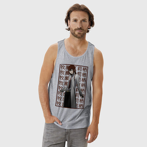 Мужская майка Врата штейна / Меланж – фото 3