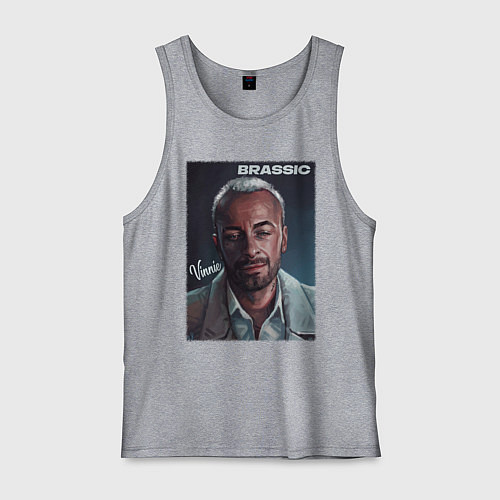 Мужская майка Голяк Brassic Винни / Меланж – фото 1