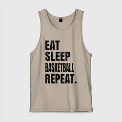 Мужская майка EAT SLEEP BASKETBALL REPEAT