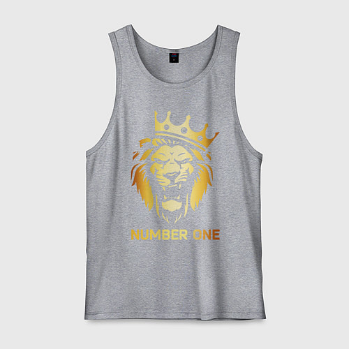 Мужская майка ЗОЛОТОЙ ЛЕВ / Меланж – фото 1