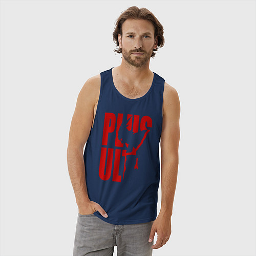 Мужская майка PLUS ULTRA / Тёмно-синий – фото 3