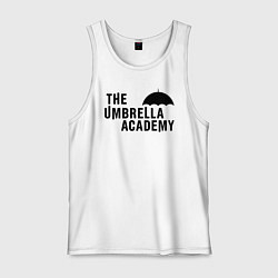 Майка мужская хлопок Umbrella academy, цвет: белый