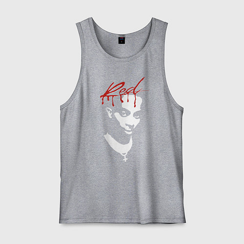 Мужская майка Playboi Carti Whole Lotta Red / Меланж – фото 1