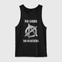 Мужская майка NO GODS NO MASTERS