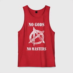 Мужская майка NO GODS NO MASTERS