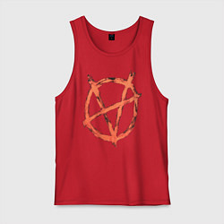 Майка мужская хлопок VETEMENTS 20, цвет: красный