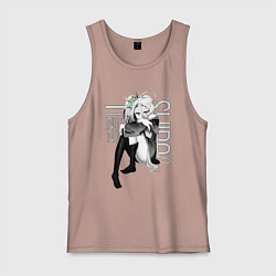 Майка мужская хлопок No Game No Life, цвет: пыльно-розовый