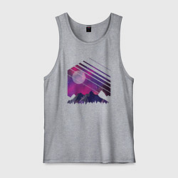 Майка мужская хлопок Mountain Galaxy, цвет: меланж