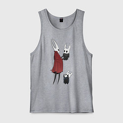 Майка мужская хлопок Хорнет и рыцари, цвет: меланж