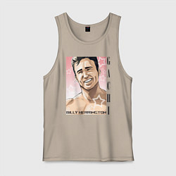 Майка мужская хлопок Gachi, цвет: миндальный