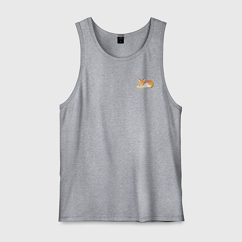 Мужская майка Спящая Сэнко / Меланж – фото 1