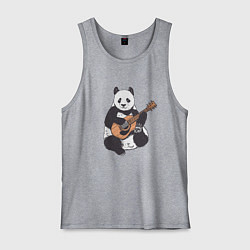 Мужская майка Панда гитарист Panda Guitar