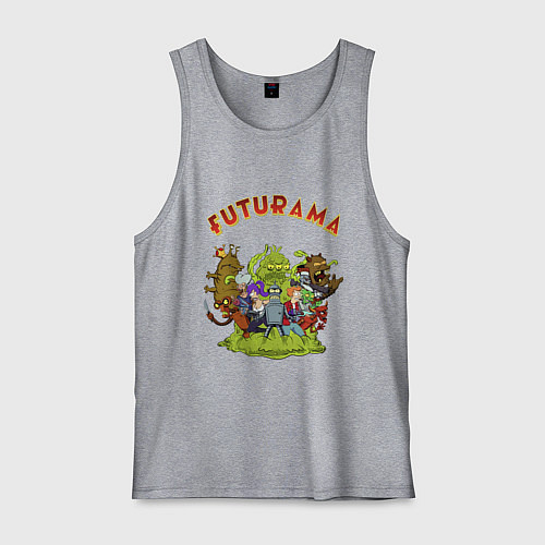 Мужская майка Slurm team / Меланж – фото 1