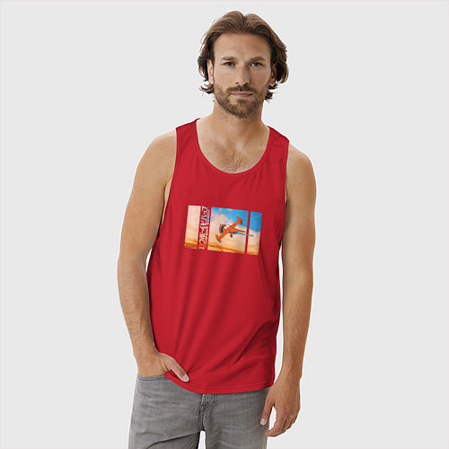 Мужская майка Cowboy Bebop / Красный – фото 3