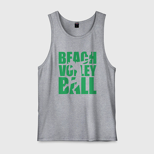 Мужская майка Beach Volleyball / Меланж – фото 1