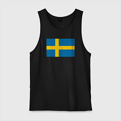 Мужская майка Швеция Флаг Швеции