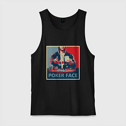 Мужская майка Poker face