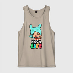 Майка мужская хлопок Toca Life, цвет: миндальный