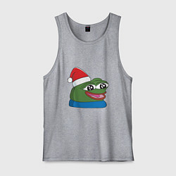Мужская майка Pepe, pepe happy, Пепе хеппи, pepe happy new year