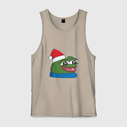 Мужская майка Pepe, pepe happy, Пепе хеппи, pepe happy new year