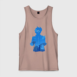 Майка мужская хлопок Чайльд Тарталья Tartaglia, цвет: пыльно-розовый