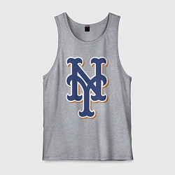 Майка мужская хлопок New York Mets - baseball team, цвет: меланж