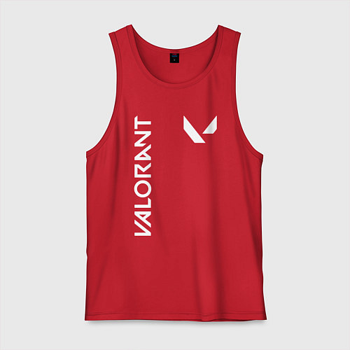 Мужская майка Valorant - Logo / Красный – фото 1