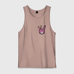 Мужская майка Крошка Тина в кармане