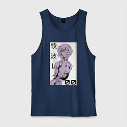 Мужская майка Neon Genesis Evangelion Рей 09