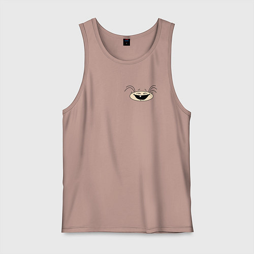 Мужская майка ЛОГО Масяня / Пыльно-розовый – фото 1