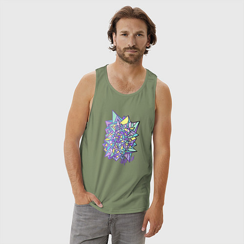 Мужская майка Монокристалл / Авокадо – фото 3