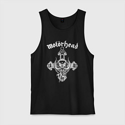 Майка мужская хлопок Motorhead lemmy, цвет: черный