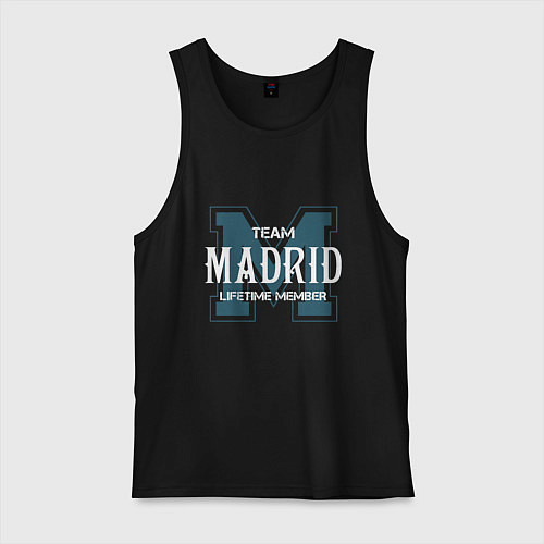 Мужская майка Team Madrid / Черный – фото 1