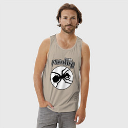 Майка мужская хлопок The prodigy ant, цвет: миндальный — фото 2