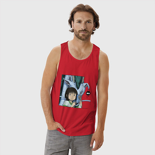 Мужская майка Haku & Sen / Красный – фото 3