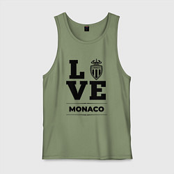 Майка мужская хлопок Monaco Love Классика, цвет: авокадо