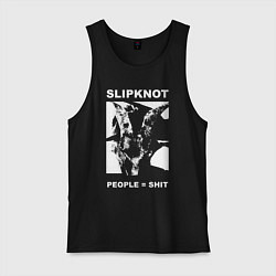 Майка мужская хлопок Slipknot People Shit, цвет: черный