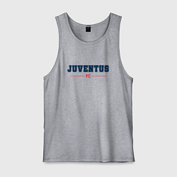 Майка мужская хлопок Juventus FC Classic, цвет: меланж