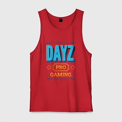 Майка мужская хлопок Игра DayZ PRO Gaming, цвет: красный