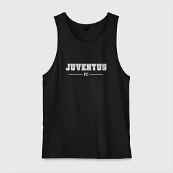 Майка мужская хлопок Juventus Football Club Классика, цвет: черный