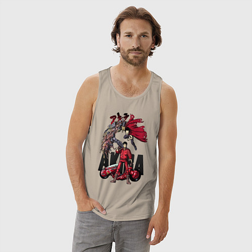 Мужская майка Akira anime / Миндальный – фото 3