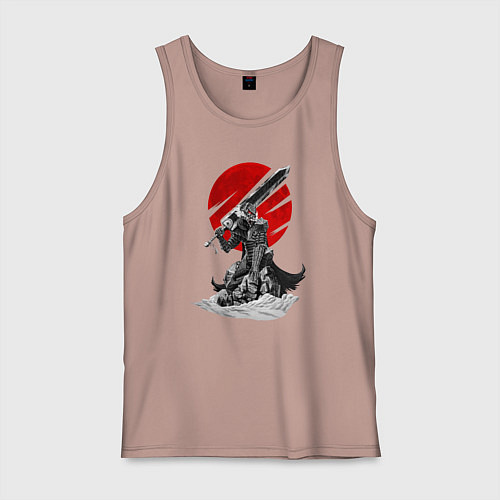 Мужская майка Guts the Black Swordsman / Пыльно-розовый – фото 1