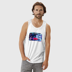 Майка мужская хлопок Сфера Sphere, цвет: белый — фото 2