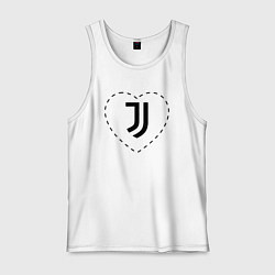 Мужская майка Лого Juventus в сердечке