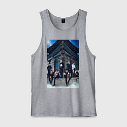 Майка мужская хлопок Stray Kids Thunderous, цвет: меланж