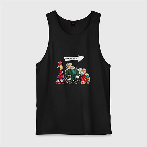 Мужская майка Троица-Остров Сокровищ / Черный – фото 1