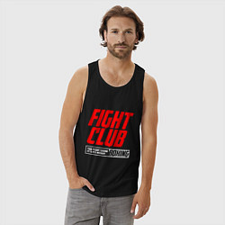 Майка мужская хлопок Fight club boxing, цвет: черный — фото 2