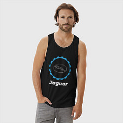 Майка мужская хлопок Jaguar в стиле Top Gear, цвет: черный — фото 2