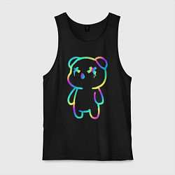 Мужская майка Cool neon bear